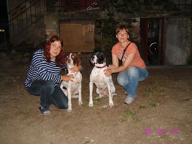 2006.szeptember Karina és Bea nálunk