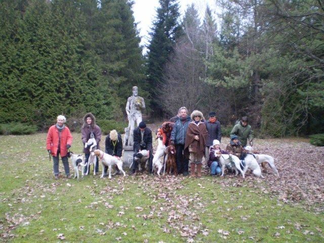 A Magyar Pointer Klub jubileumi találkozója - 2009.12.13.- Budakeszi Vadaspark (Csoportkép)